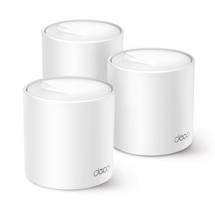 TP-LINK Deco X10 WiFi 6-yksikkö (3kpl Deco-yksikköä)